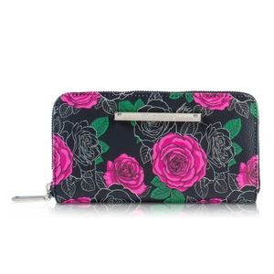 Betsy Johnson Zip Around Floral Clutch Walket